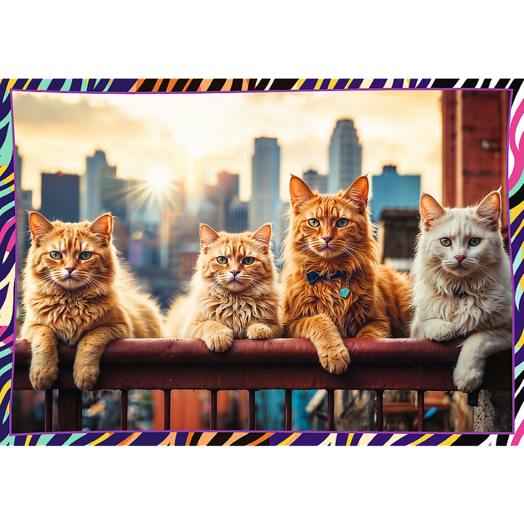 Trefl, Zabawne zwierzaki, puzzle, 4-250 elementów