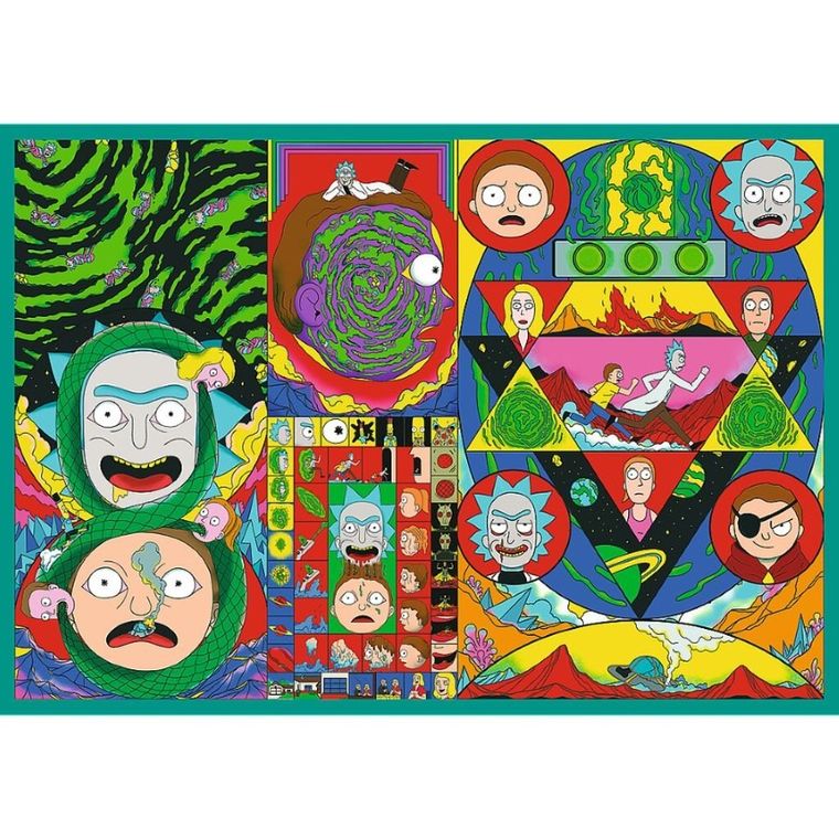 Trefl, Zakręcony świat Ricka i Morty'ego, puzzle, 4-250 elementów