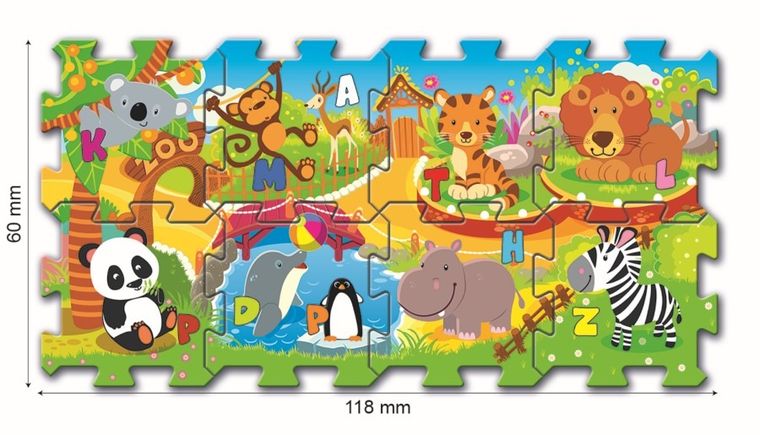 Trefl, Zoo Fun, puzzle piankowe