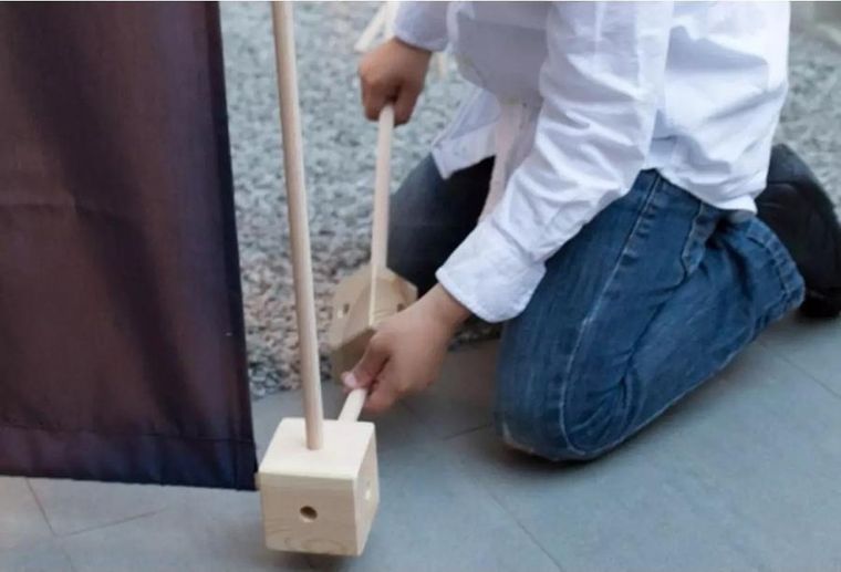 Trigonos, Maxi Trigonos, Kernel Arbaro, drewniane klocki konstrukcyjne, 44 elementy