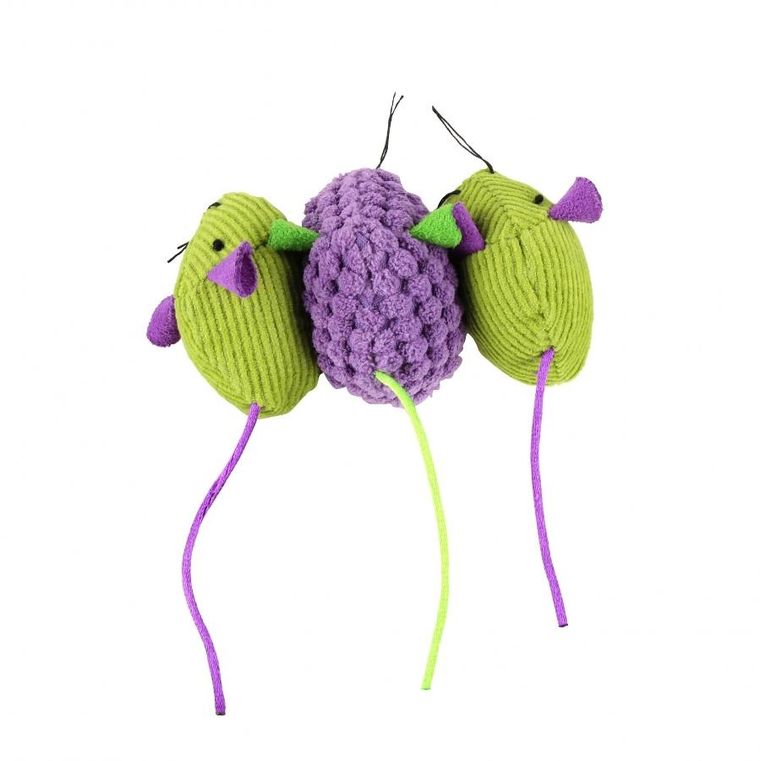 Trik&Roll, zabawka dla kota, myszki, 3 szt.