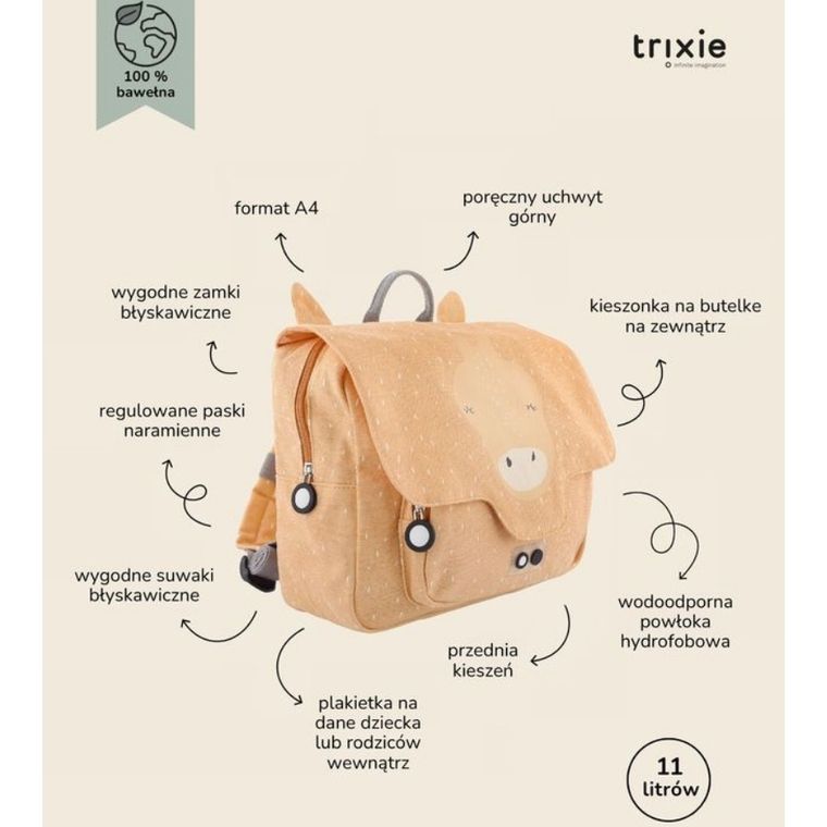 Trixie Baby, tornister, Żyrafa