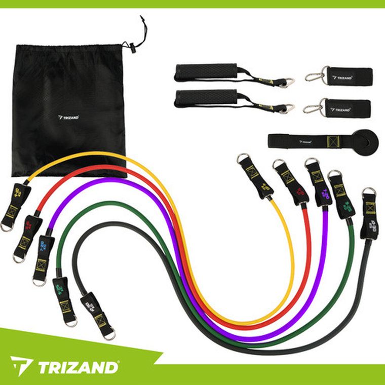 Trizand, zestaw gum do ćwiczeń, 5 szt.