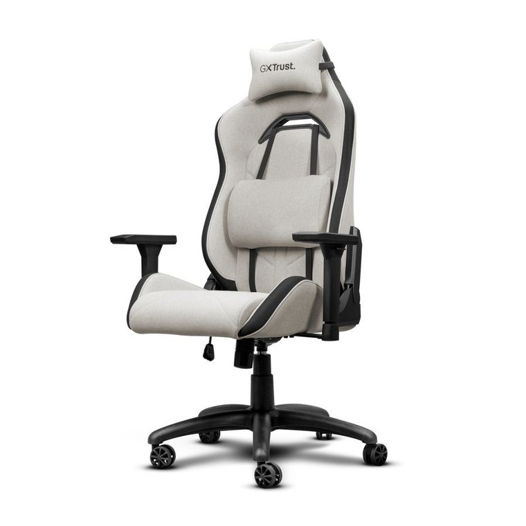 Trust, GXT 723B Ruya Comfortable Fabric Beige, fotel gamingowy