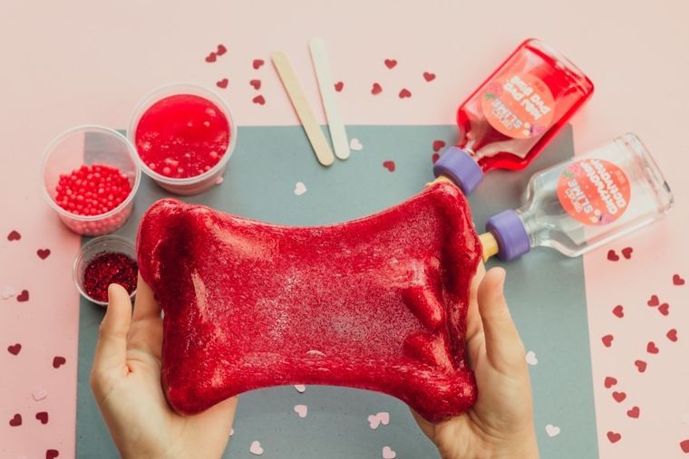 Tuban, Slime DIY, Truskawka, XL, zestaw kreatywny