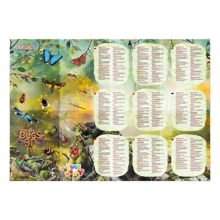 Tuban, Tubi Jelly, Robaki 3D, zestaw kreatywny