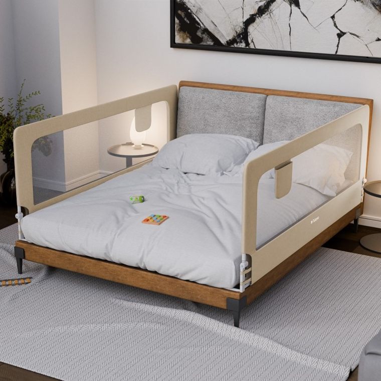 Tulano, Cover 30, barierka ochronna na łóżko, beige, 200 cm