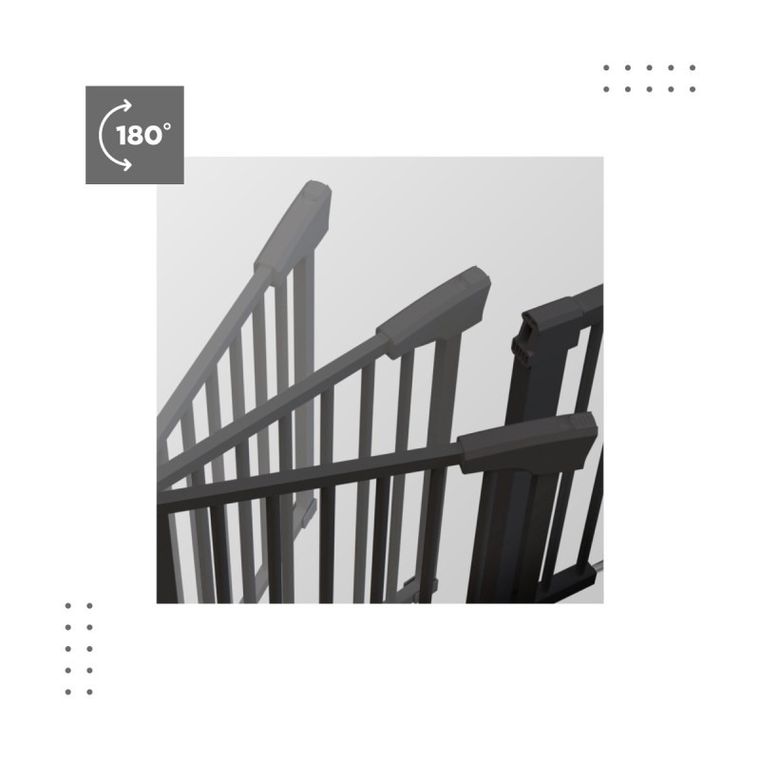 Tulano, Guardian 3.0, barierka zabezpieczająca, rozporowa, black