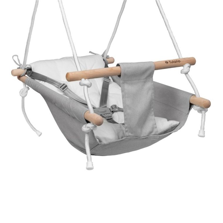 Tulano, Hop 40, huśtawka leżaczek, grey-white