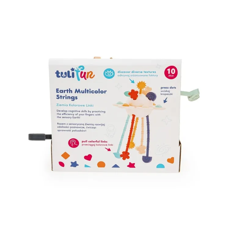 TuliFun, Ziemia, Kolorowe Linki, zabawka sensoryczna