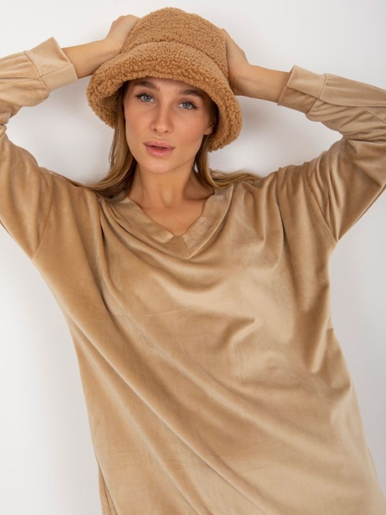 Tunika damska, beżowa, Rue Paris