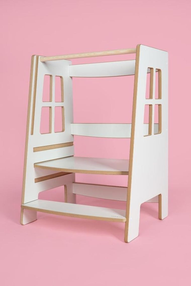 tupti.wood, Kitchen Helper, Double Safe, pomocnik kuchenny dla rodzeństwa