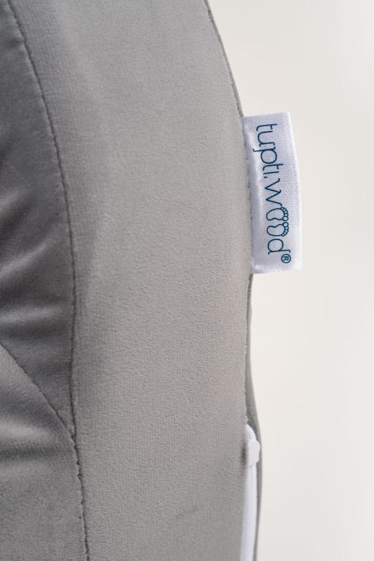 tupti.wood, piankowy fotelik, szary