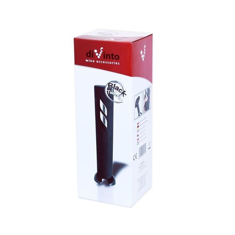 Twister, elektroniczny korkociąg, czarny