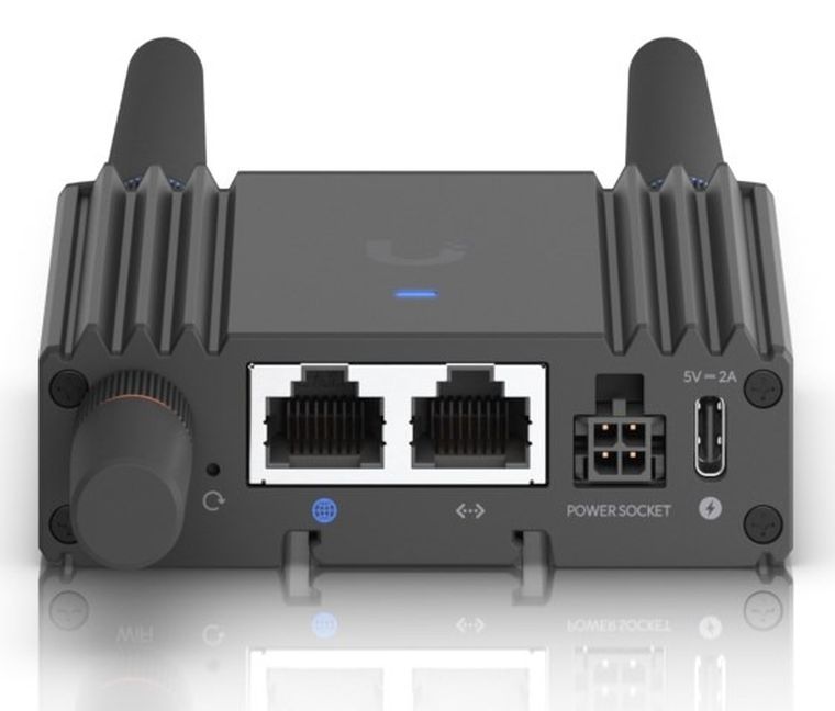 Ubiquiti, router LTE, LTE Cat.4, WiFi 4, 2x RJ45 100Mb/s, nano SIM