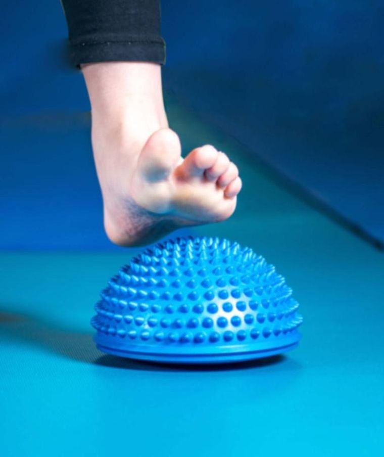 Umbro, półkula sensoryczna masująca, 2 szt., niebieska