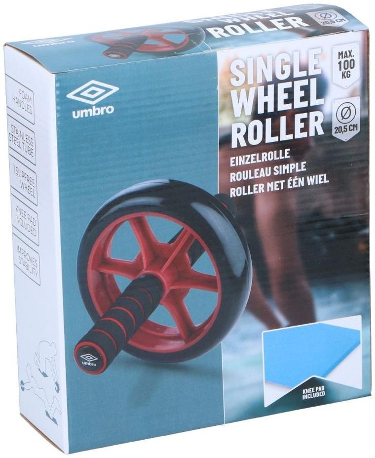 Umbro, wałek rehabilitacyjny, pojedynczy, czerwony