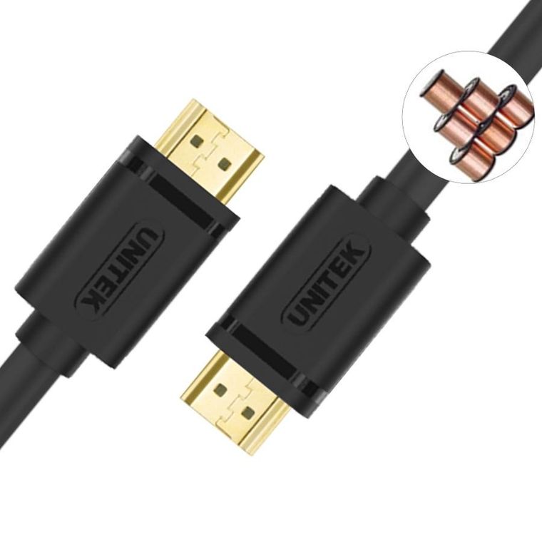 Unitek, kabel Hdmi, Basic V2.0, Gold 2m, Y-c138m