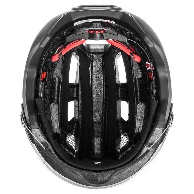 Uvex, Finale Visor, kask rowerowy, 56-61 cm, black matt