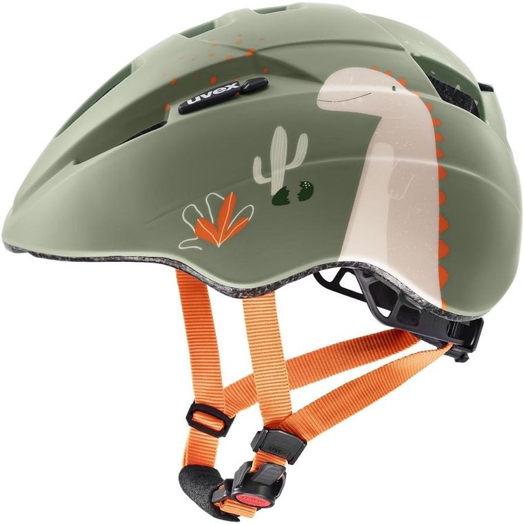 Uvex, Kid 2 CC, kask rowerowy, dziecięcy, sage green, 46-52  cm