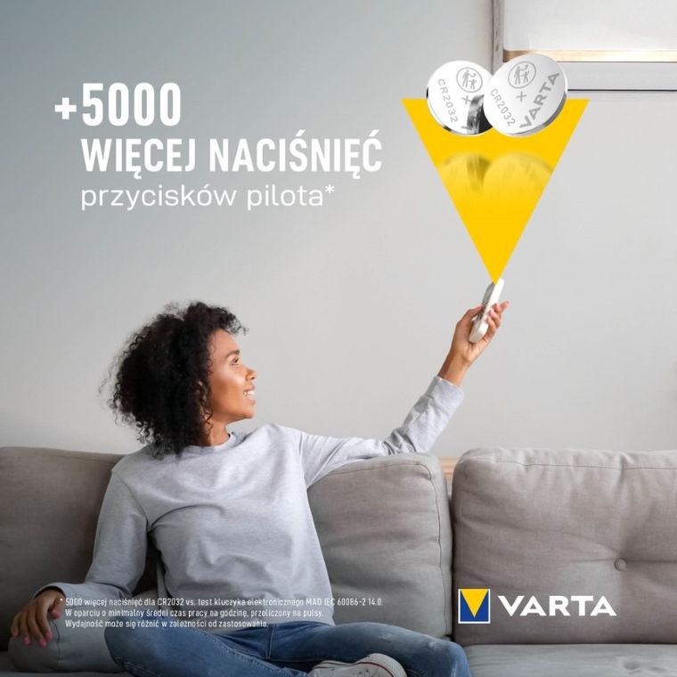 VARTA, bateria litowa, CR2032, 3V, Li, 2 szt.