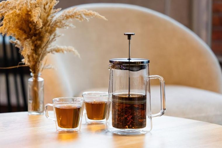 Vialli Design, zaparzacz do herbaty, 1000 ml, Diva grafit mat