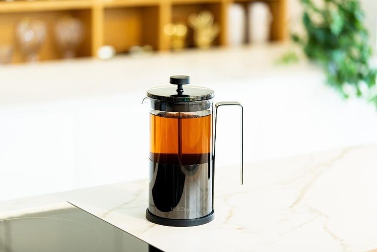 Vialli Design, zaparzacz do kawy i herbaty, 1000 ml, Diamante graiftowy