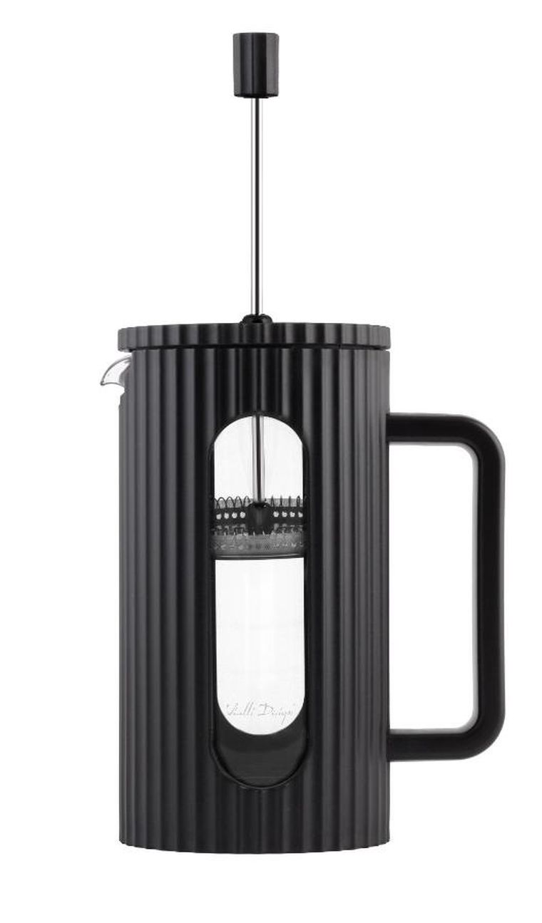 Vialli Design, zaparzacz do kawy i herbaty, 1000 ml, Livio czarny