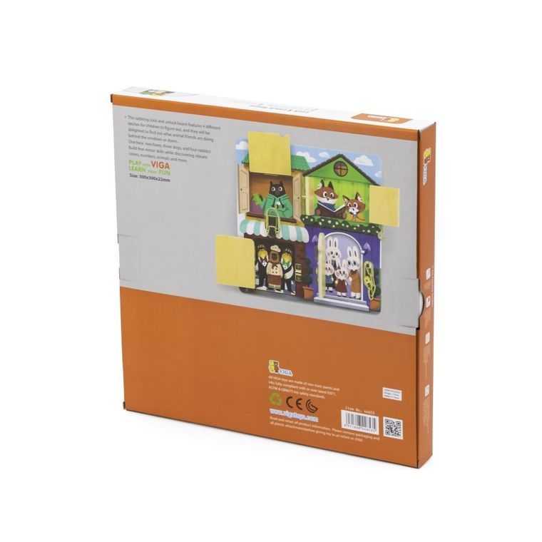 Viga, domek, tablica manipulacyjna
