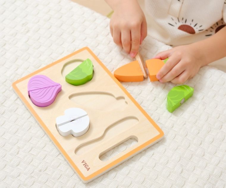 Viga, kolorowe warzywa do krojenia