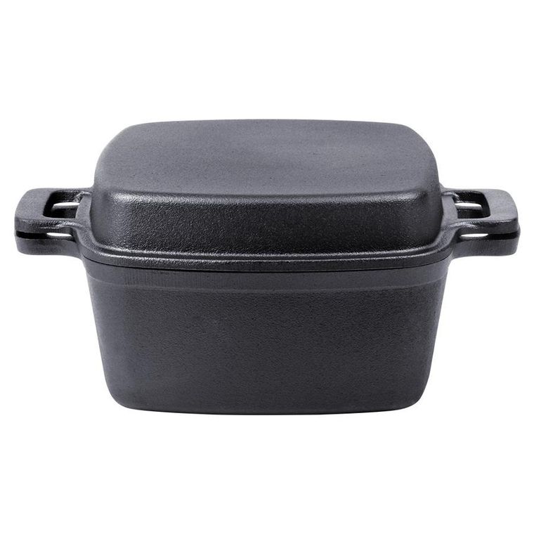 Vilde, Cast Line, garnek z pokrywką, żeliwny, 2w1, 4,5l, 1,8 l