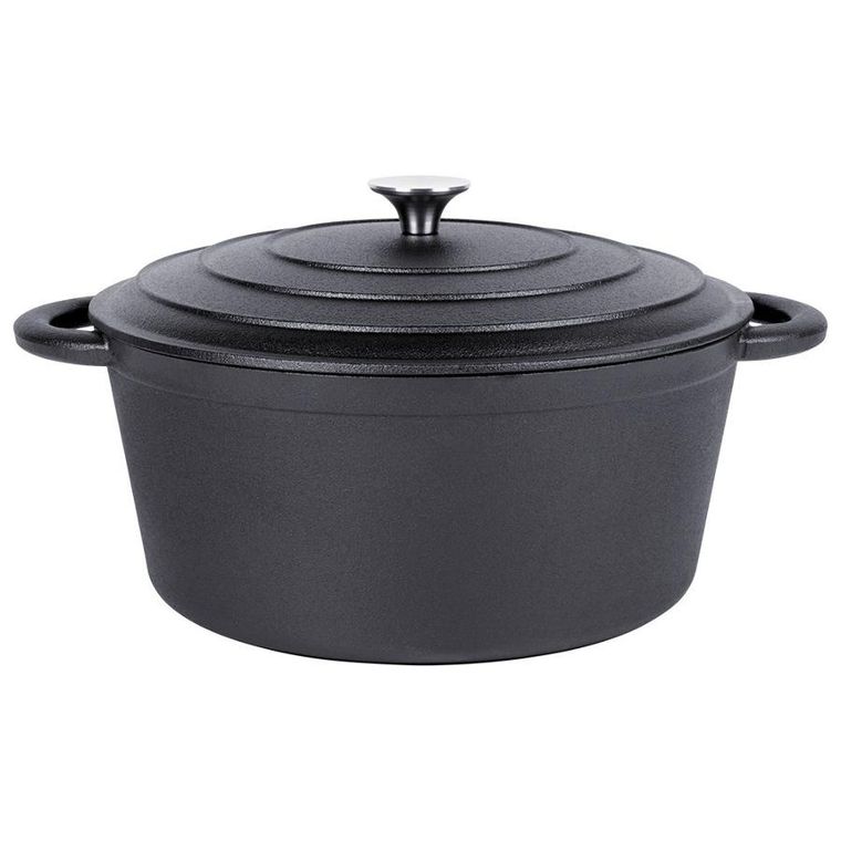 Vilde, Cast Line, garnek z pokrywką, żeliwny, 5,9l