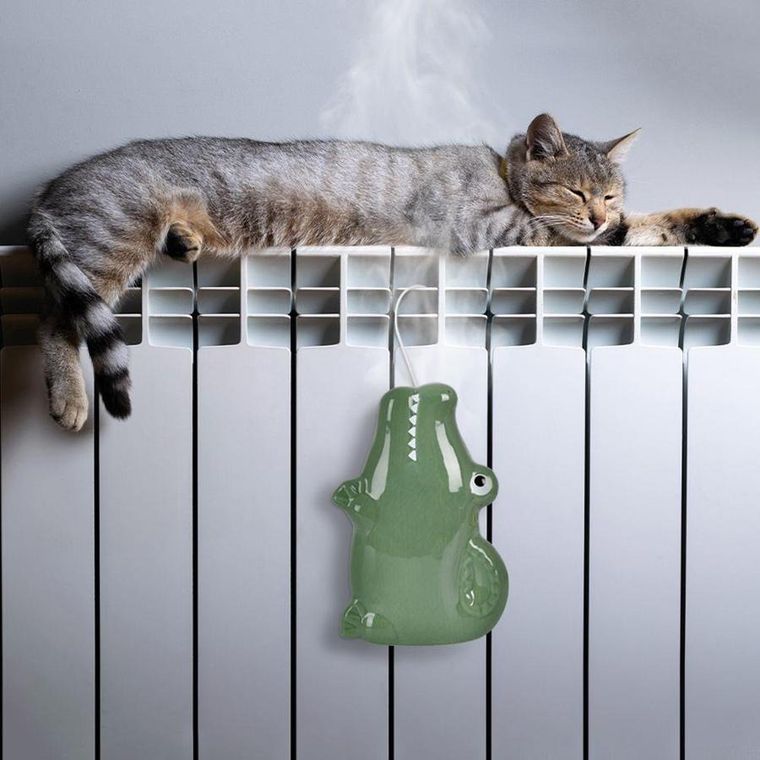 Vilde, ceramiczny nawilżacz powietrza, dla dzieci, krokodyl