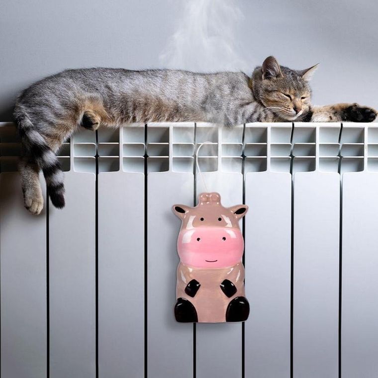 Vilde, ceramiczny nawilżacz powietrza, dla dzieci, krówka