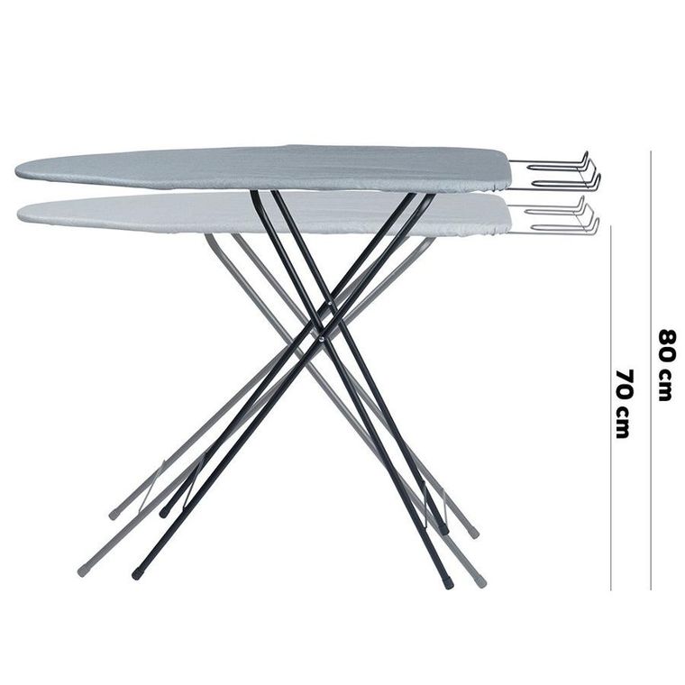 Vilde, deska do prasowania, szara, 105,5-30,5-80,5 cm