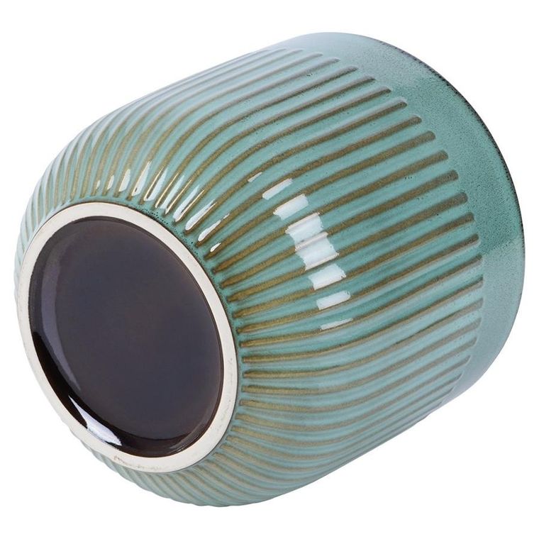 Vilde, doniczka porcelanowa, zielona, 17 cm