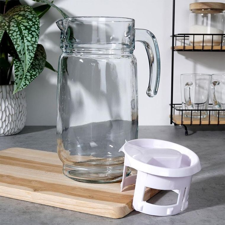 Vilde, dzbanek z pokrywką, szklany, 2l