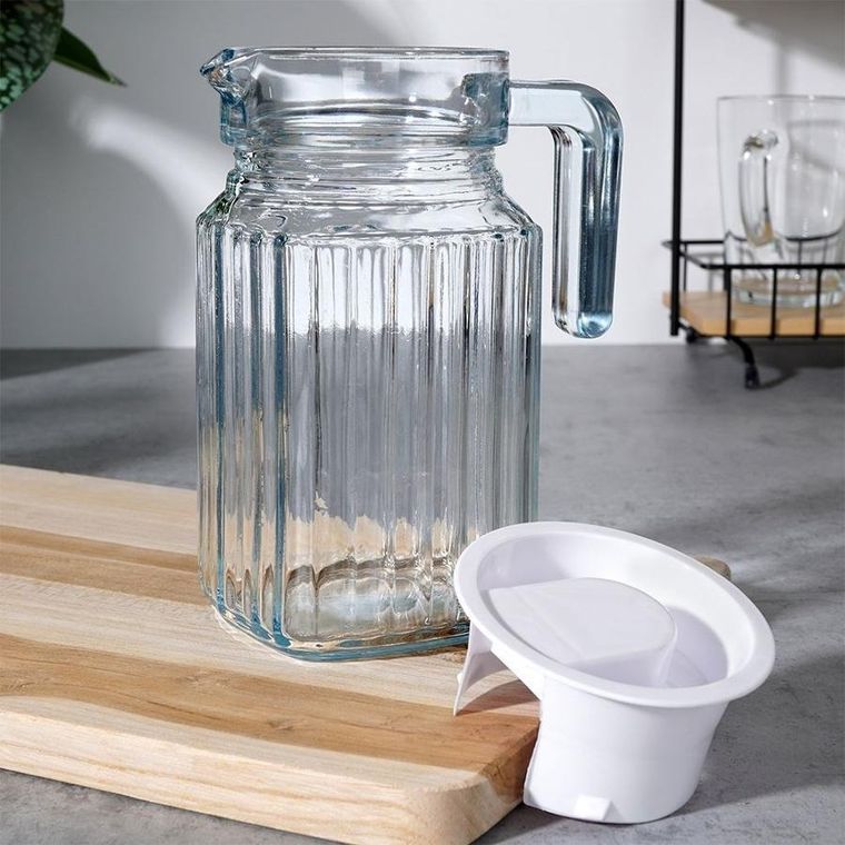 Vilde, dzbanek z pokrywką, szklany, 650 ml