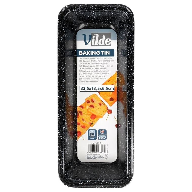 Vilde, forma do chleba, granitowa, 32,5-13,5-6,5 cm