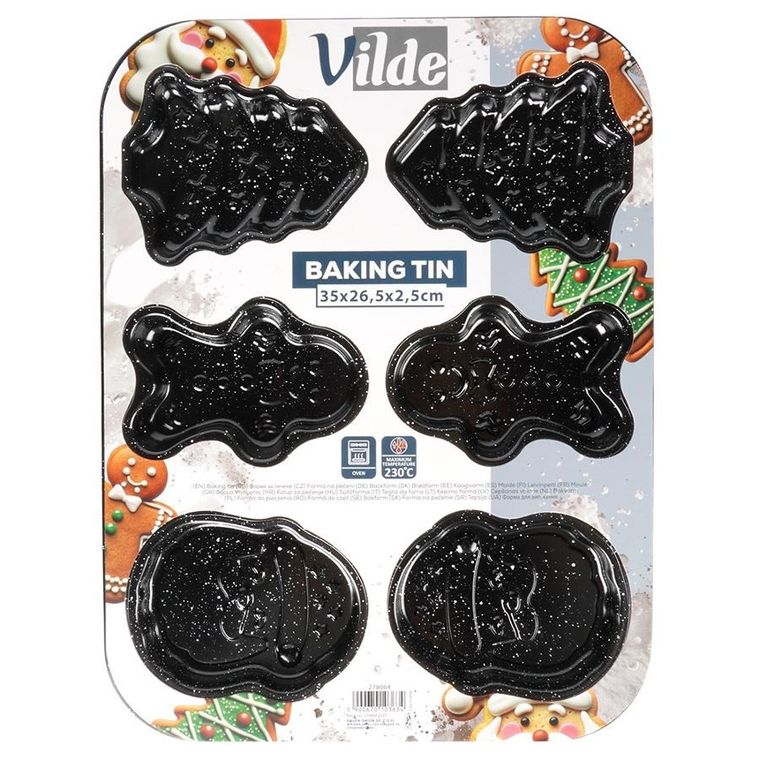 Vilde, forma do ciastek, granitowa, 35-26,5-2 cm