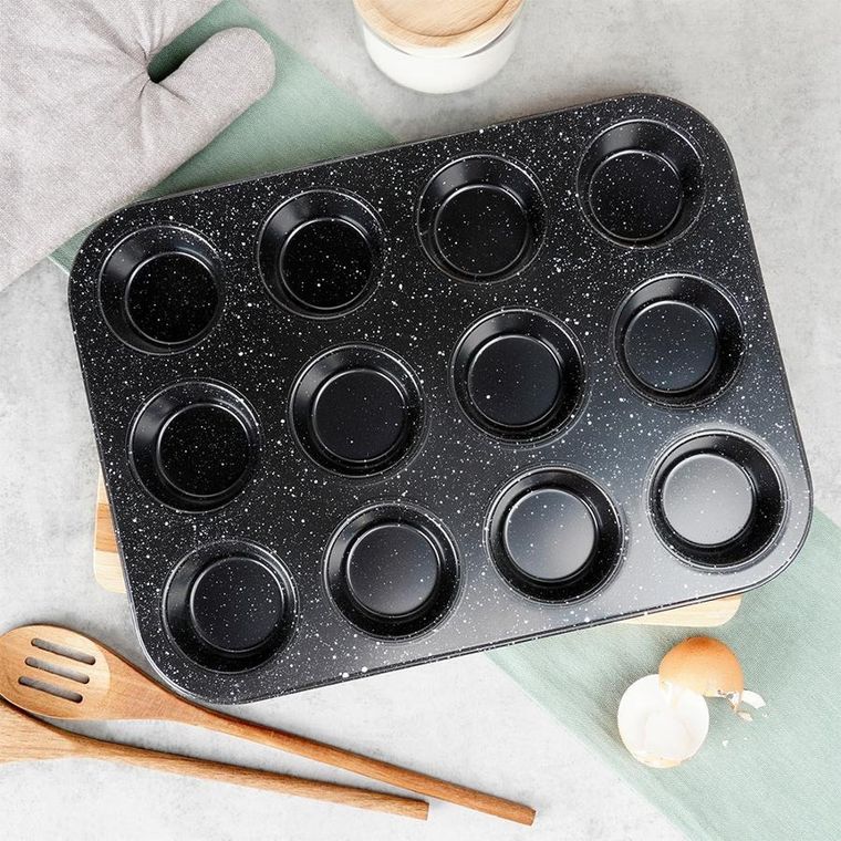 Vilde, forma do muffinek, granitowa, 35-26,5 cm