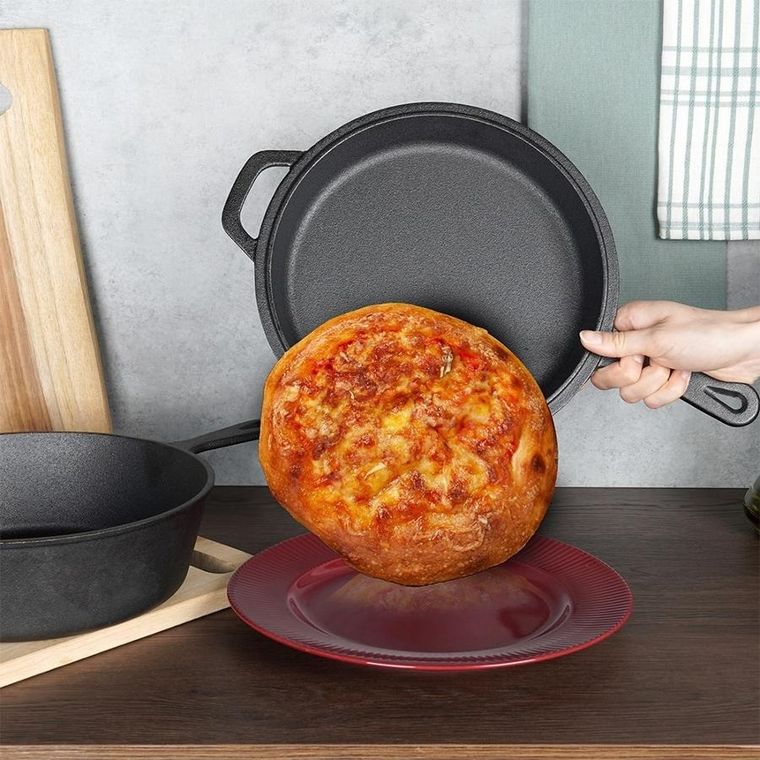 Vilde, garnek z patelnią żeliwne, Cast Line, 24 cm / 3.5 l