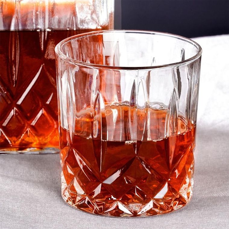 Vilde, karafka i szklanki do whisky szklane, 900 ml + 4-300 ml, 5 elementów