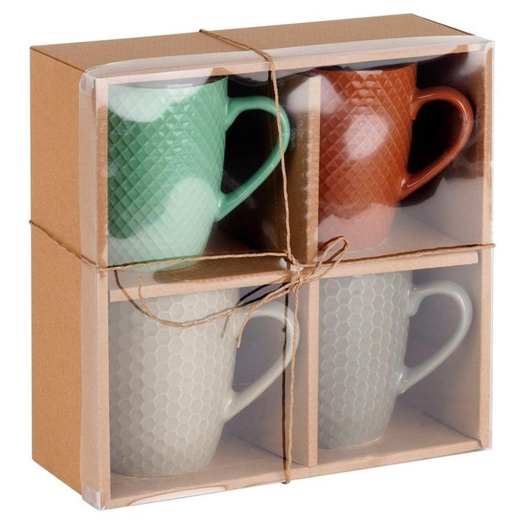 Vilde, kubki ceramiczne, 400 ml, 4 szt.
