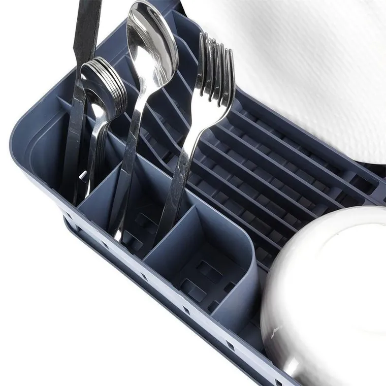 Vilde, Loft, ociekacz do naczyń, szara, 39,8-31-12 cm