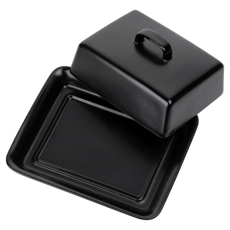 Vilde, maselniczka ceramiczna, czarna