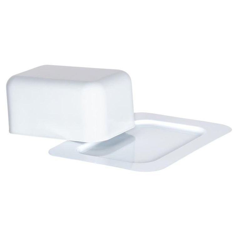 Vilde, maselniczka stalowa, biała