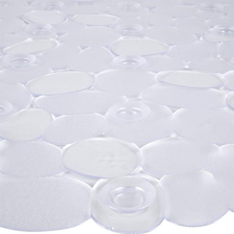 Vilde, mata antypoślizgowa pod prysznic, przezroczysta, 51-51 cm