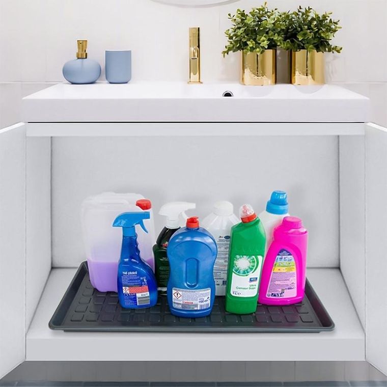 Vilde, mata na buty, szara, 70-35 cm