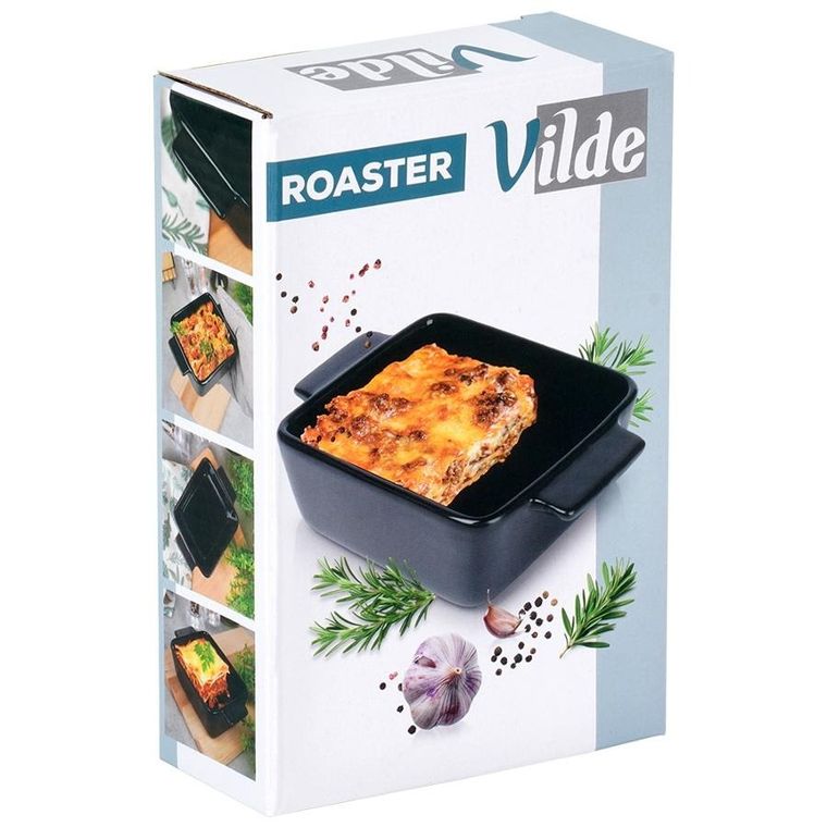 Vilde, naczynie żaroodporne, ceramiczne, czarne, 350 ml